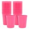 24-Pack 16-Ounce Hot Pink Plastic Stadium Cups, Bulk Reusable Tumblers for All Occasions and Celebrations